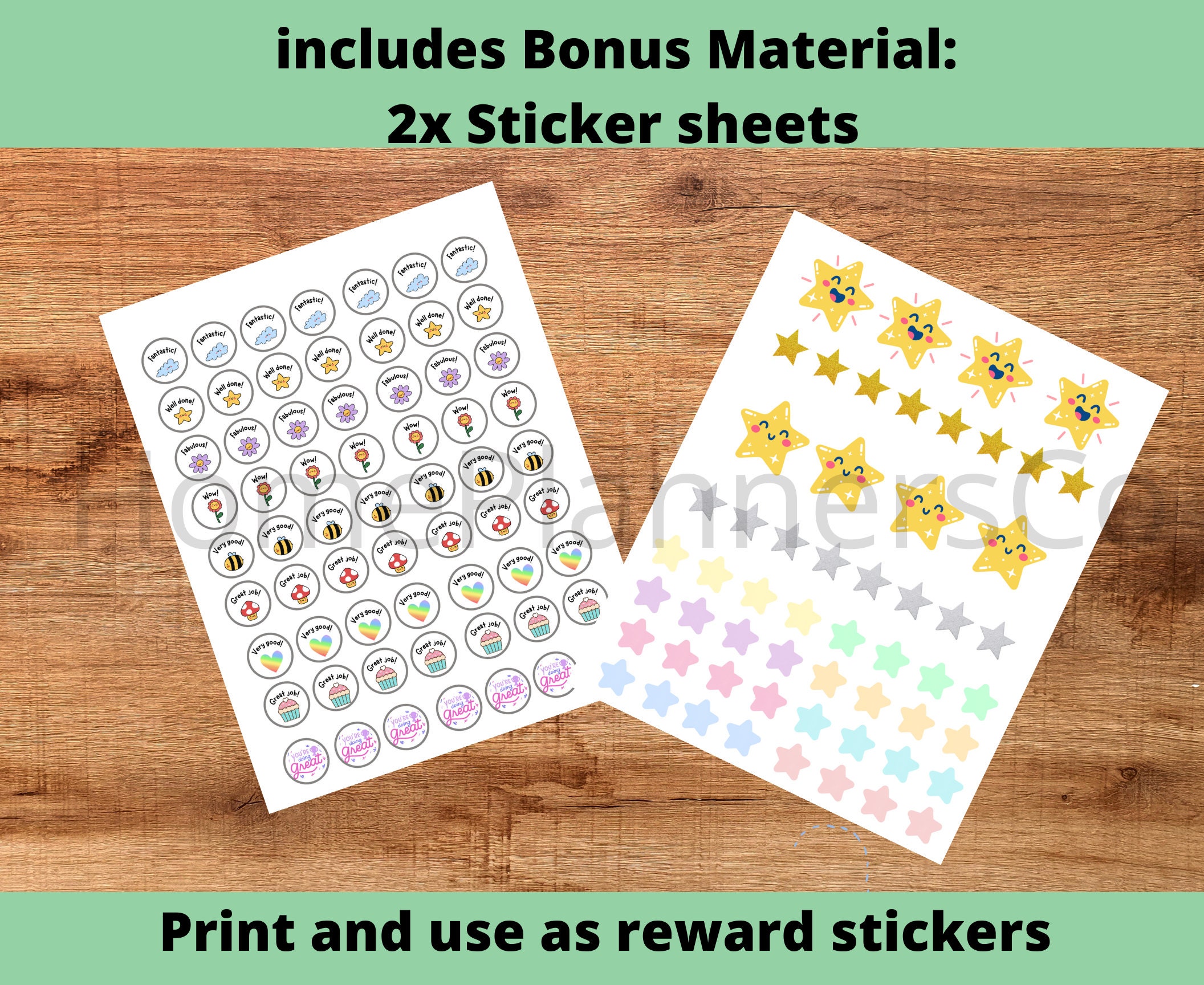 Kids Reward Chart Bundle | Printable Behavior Charts for Kids | Chore ...