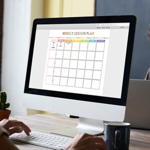 Weekly Lesson Plan Editable Fillable Lesson Plan Template ...