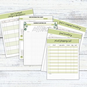Garden Planner, Garden Journal,Garden Calendar,Garden Log,Gardening Organizer,Gardening Binder,Gardening Book, Plant Planner, Printable PDF, image 2