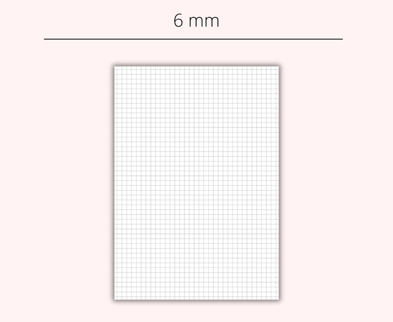 Graph Paper Bundle, Printable Graph Grid Paper, Squared Paper, Digital
