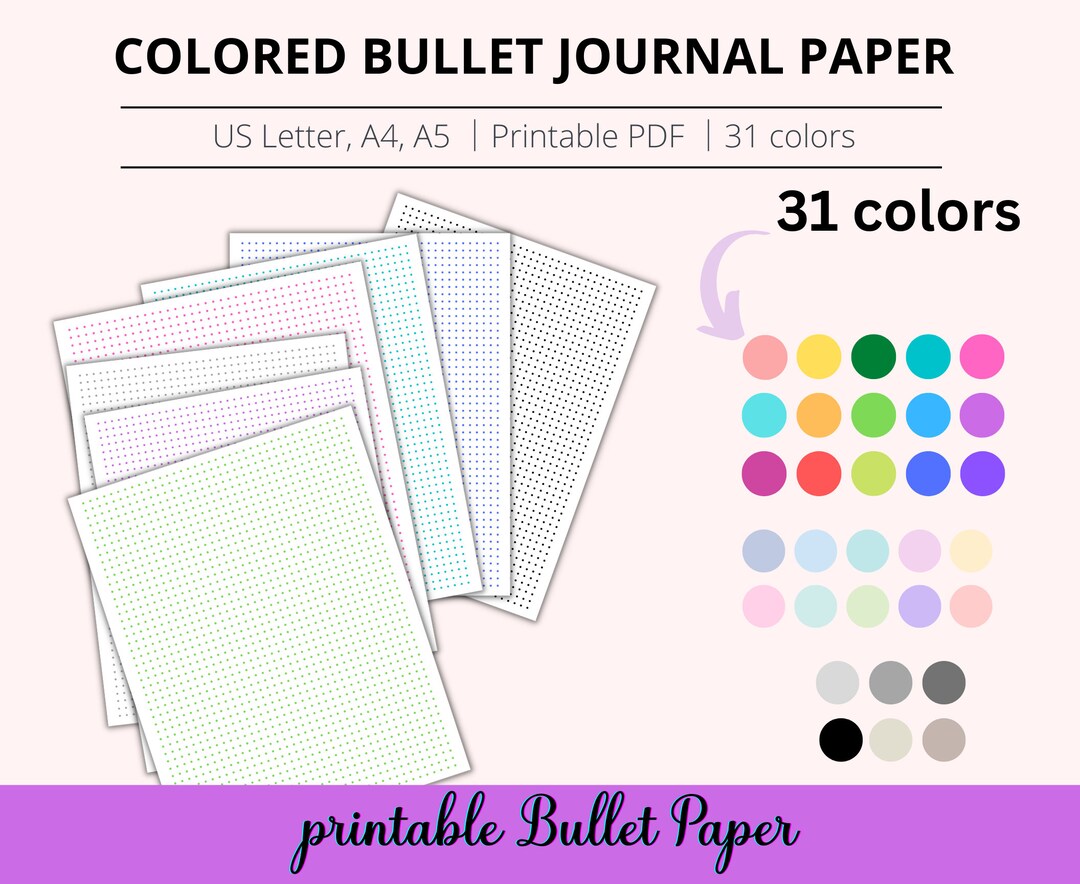Printable Dot Grid Paper: Dotted Grid Paper | Handwriting Paper ...