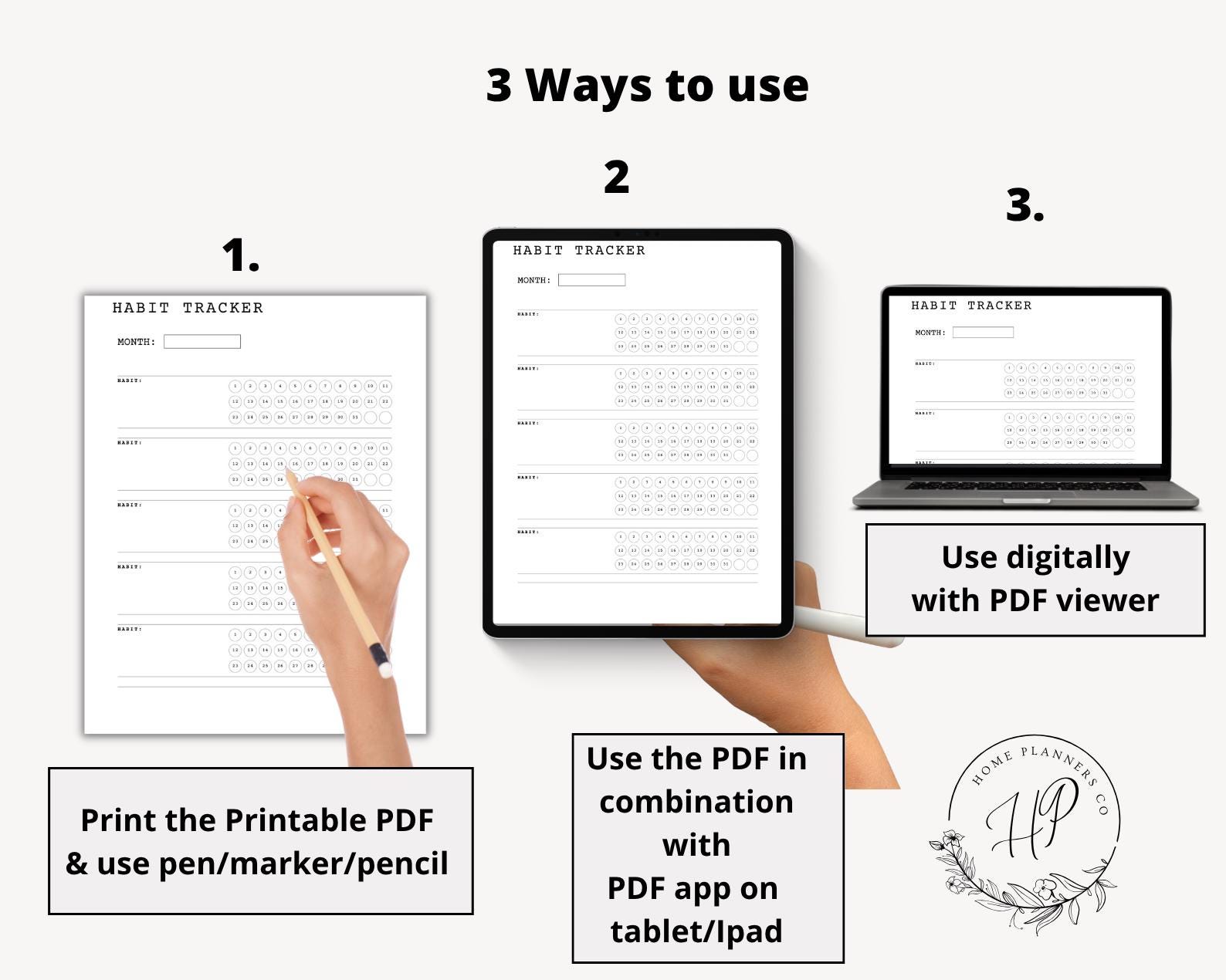 Printable Student Planner Bundle, Academic Student Planner, College ...