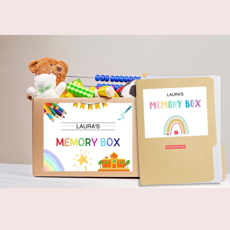 Kids Memory Box First Year to Seventh Year, Toddler Memory Box — free download