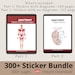 300+ Anatomy Stickers Bundle, Anatomy Organ Images, Goodnotes Stickers ...