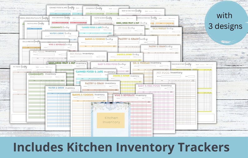 Spring House Inventory Home House Inventory Tracker Pagesroom by Room Inventoryfood - Etsy