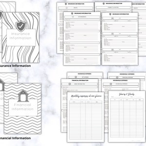 EDITABLE Just in Case Emergency Binder Plus Fillable PDF, what If ...