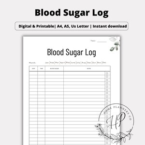 Blutzucker-Tracker, druckbares Blutzucker-Tracker, Blutzucker-Tracker, Blutzucker-Tracker, Diabetiker-Tracker, Sofortiger Download