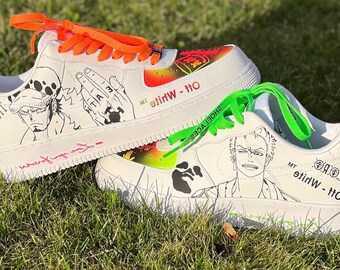 Air force 1'07 Off White ZORO & TRAFALGA LAW