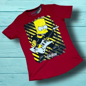 BART SIMPSON unisex t-shirt in 100% organic cotton
