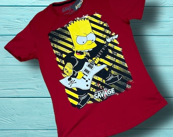 BART SIMPSON unisex t-shirt in 100% organic cotton