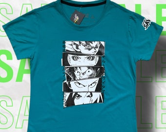 Slim fit t-shirt in 100% organic cotton - Faces