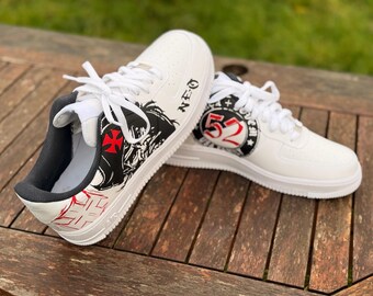 Custom Vasco da Gama Air Force 1 | Hand Painted Football Sneakers | Personalized Soccer Shoes | One of One Custom Gift