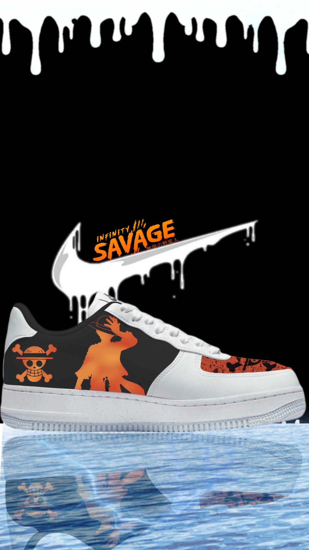 orange camo air force 1