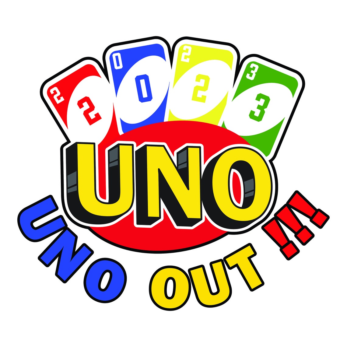Uno Out SVG PNG 2023 Senior Graduation Design uno Out 2023 Etsy New