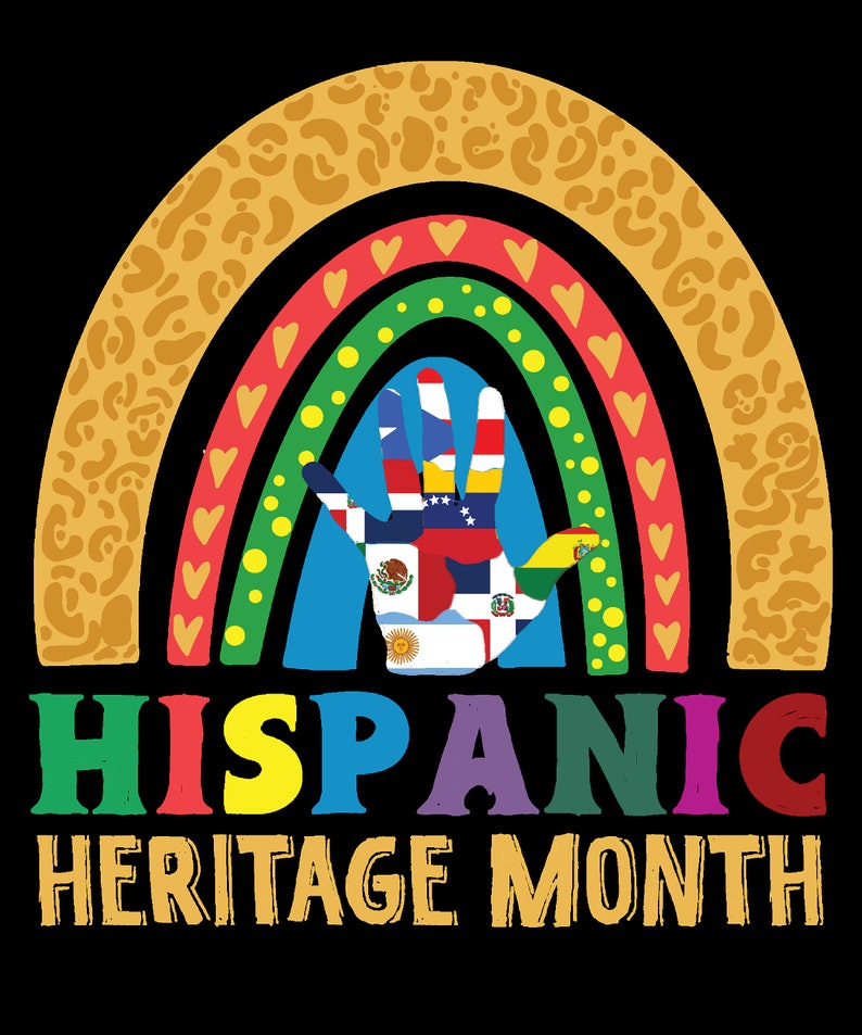 National Hispanic Heritage Month PNG SVG Etsy