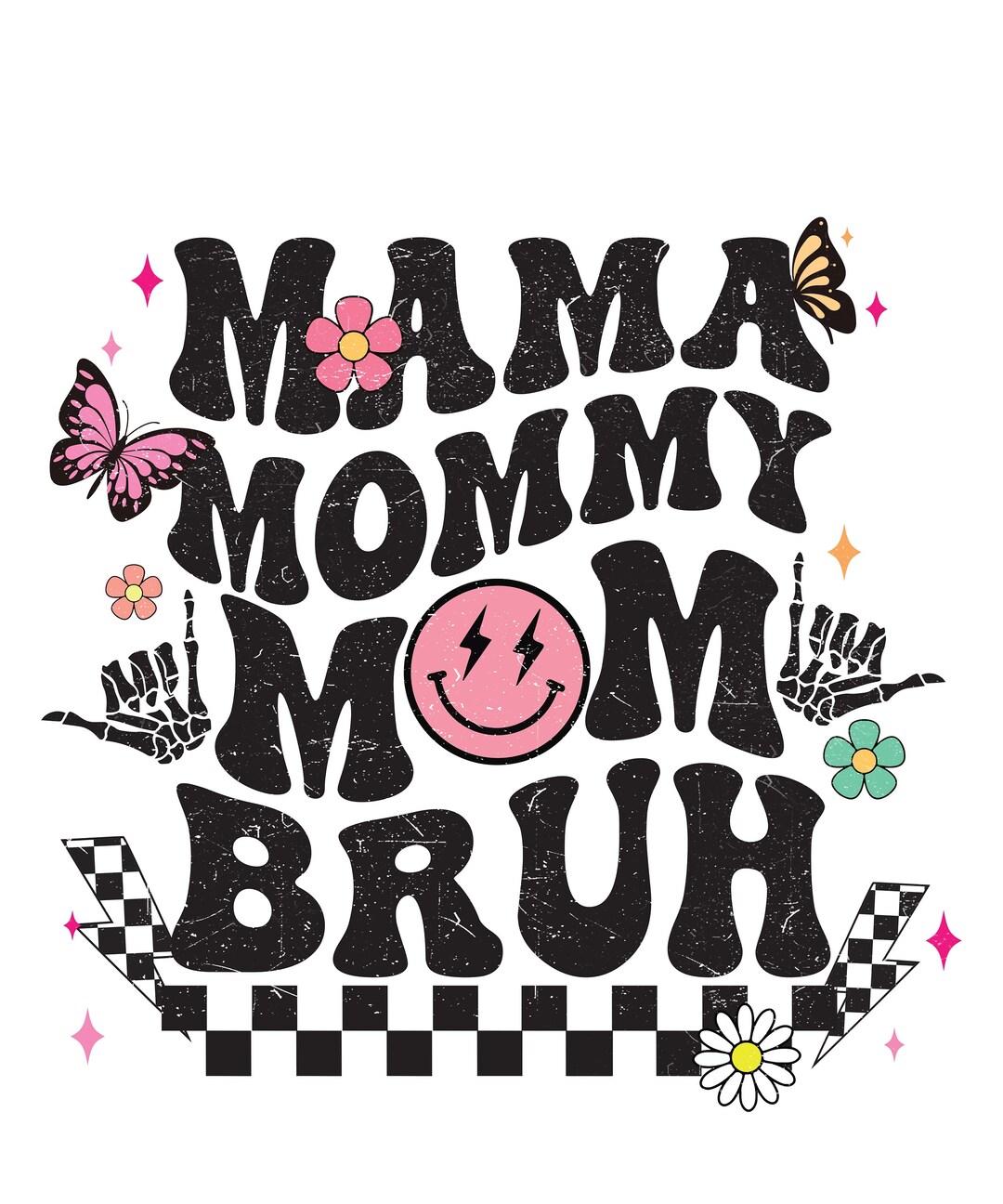 Mama, Mommy, Mom, Bruh Png, Mother Day, Gifts for Mom Png, Trendy - Etsy