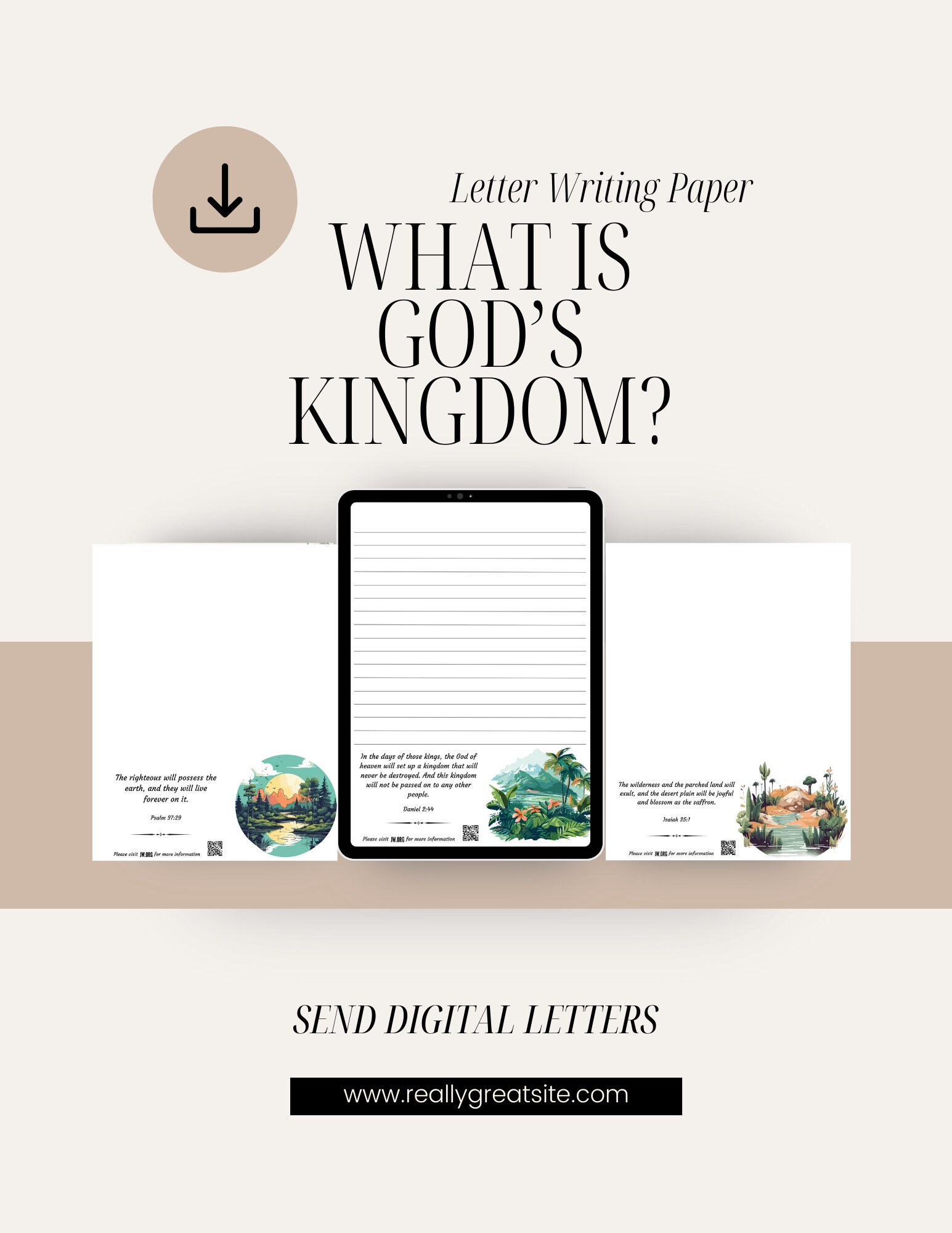 JW Letter Writing Pages – Variety Pack – English & Spanish