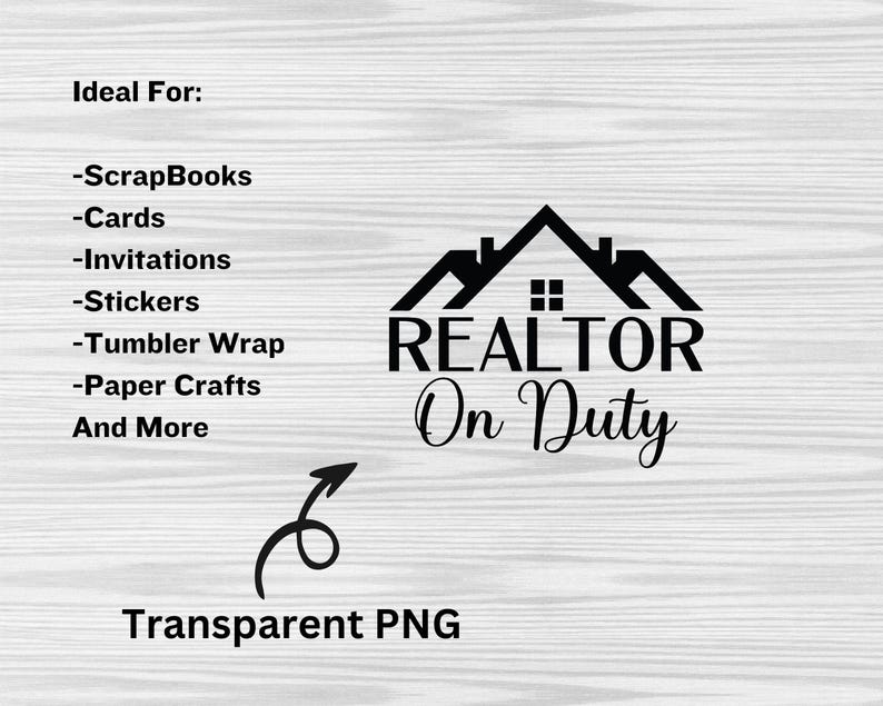 Realtor on Duty SVG PNG: Real Estate Shirt Design (digital Download) - Etsy