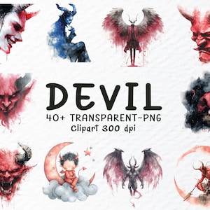 悪魔、悪魔、ハロウィーン、サタン、コウモリの翼、モンスター、角