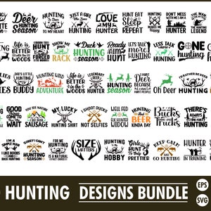 Hunting SVG Bundle,  Hunting png bundle,  Dxf Bundle,  eps bundle,  Hunting SVG cut file cutting, Silhouette, Cricut