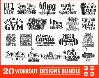 Workout quotes design Bundle, Workout svg bundle, Workout lovers design set, PNG Bundle, SVG Design bundle, Workout PNG Bundle
