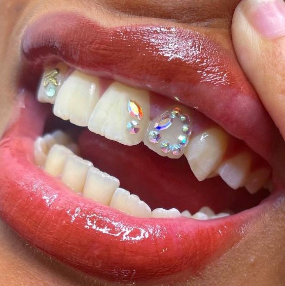 Gold Alphabet – Swarovski Tooth Crystals & Tooth Jewelry