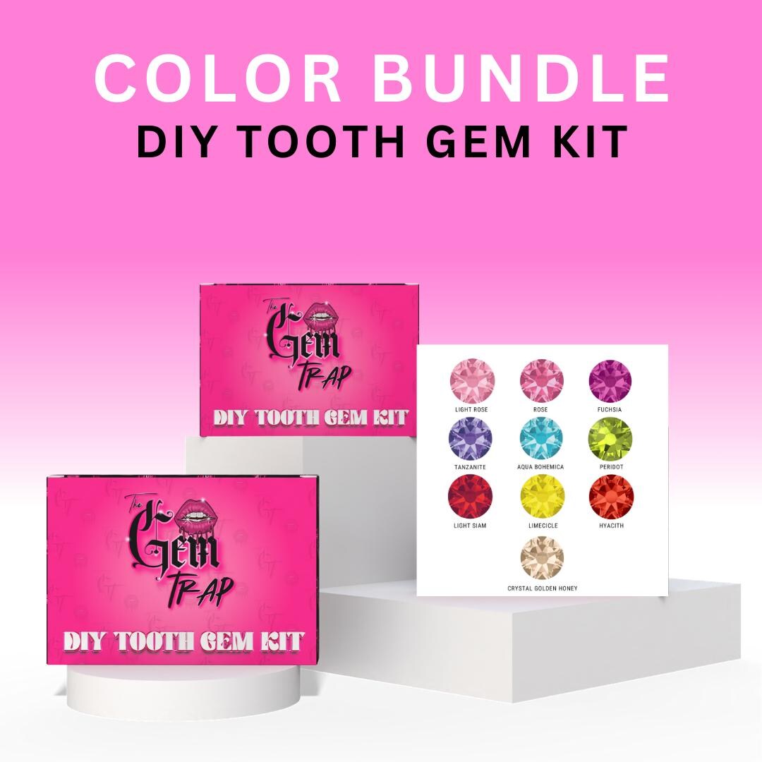 Mixed Color DIY Tooth Gem Kit (20 Tooth Gems) - Etsy