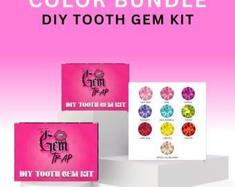 Mixed Color DIY Tooth Gem Kit (20 Tooth Gems)