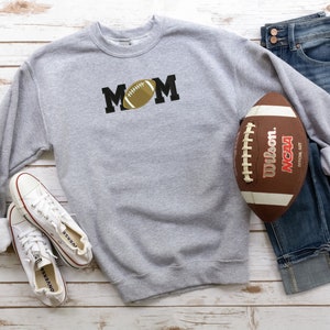 Football Mom Embroidered Sweatshirt