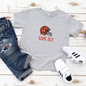 Infant/Toddler/Youth Game Dey Helmet Embroidered T-Shirt, Game Dey Embroidered T-shirt