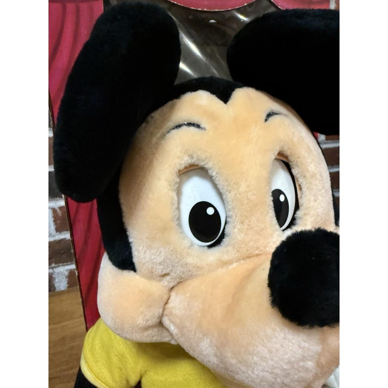 Peluche de Mickey Mouse parlante vintage con casete, juego de libros Worlds of Wonder imagen 7