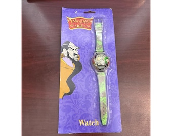 Anastasia On Ice Grigori Rasputín Reloj 1998 FOX Disney Película VTG RARO