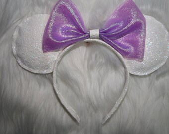 Iridescent Snow White Minnie Ears, Princess Headband