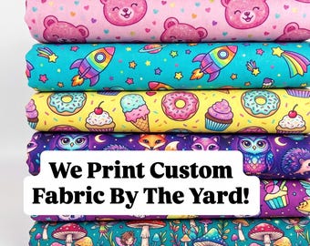 Custom Fabric Printing Service | Personalized Yardage Prints
