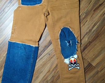 Patchwork Reworked Jeans