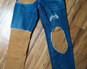 Patchwork Reworked Jeans