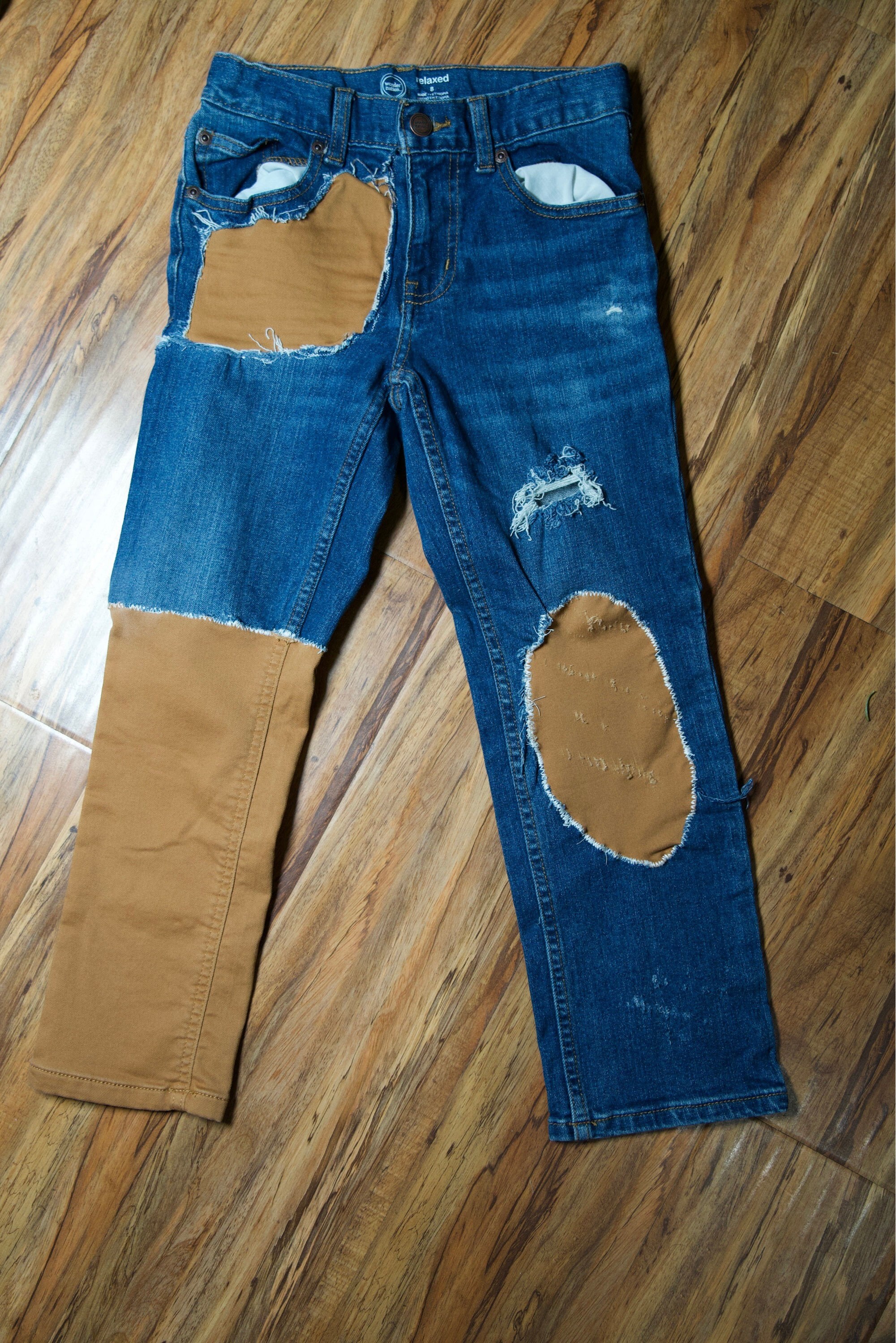 Reworked Patchwork Reworked Sample Patchwork Reworked Jeans - Etsy