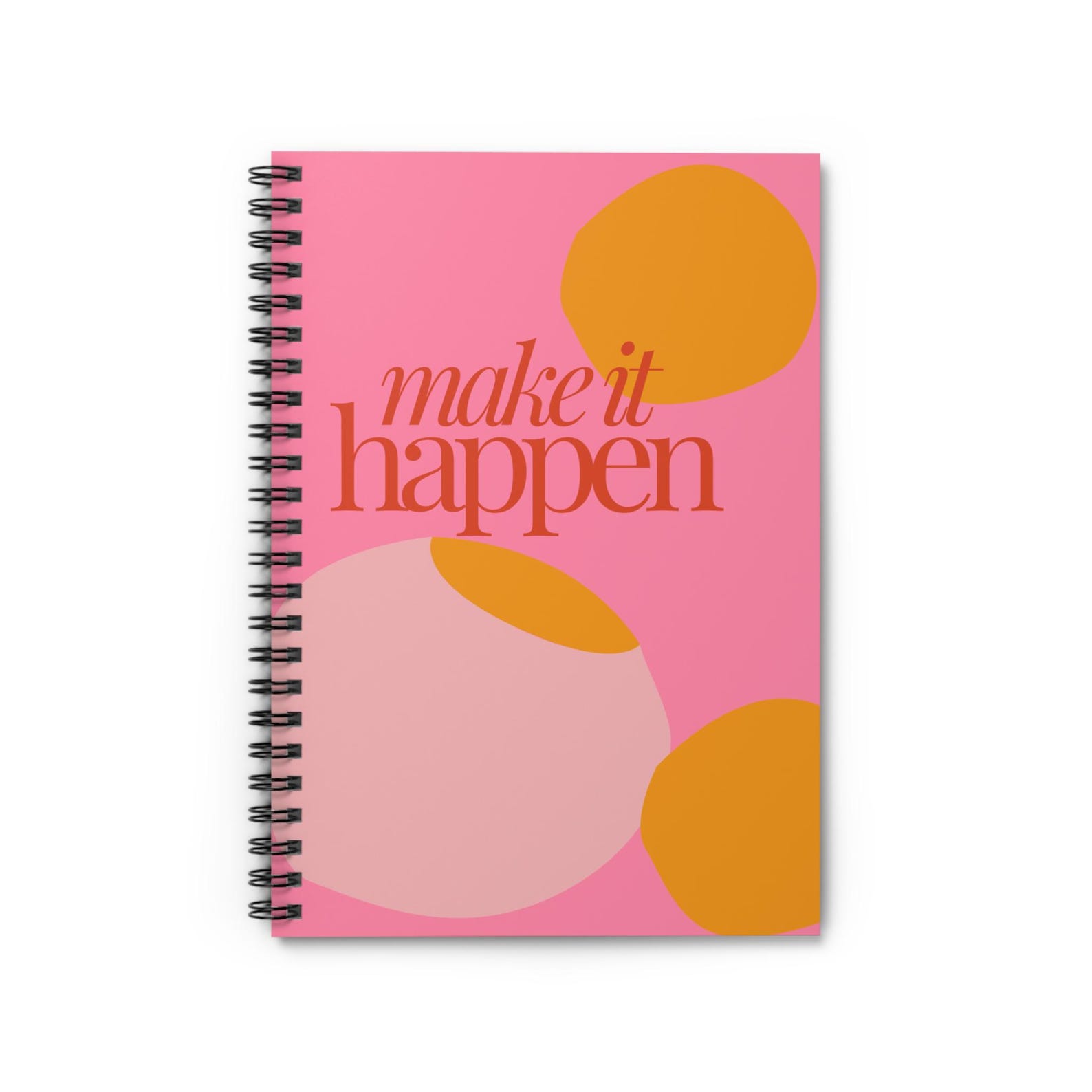Make It Happen Spiral Notebook - Ruled Line Journal - Etsy