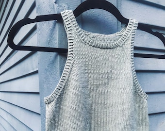Go-To Racer Tank-Muster | Digitaler Download | Tank Top Strickmuster | DIY