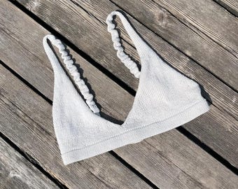 Scrunchie Bralette Pattern | Digital Download | Bralette Knitting Pattern | DIY