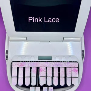 Pastel Lace -  Faux Leather Keypads