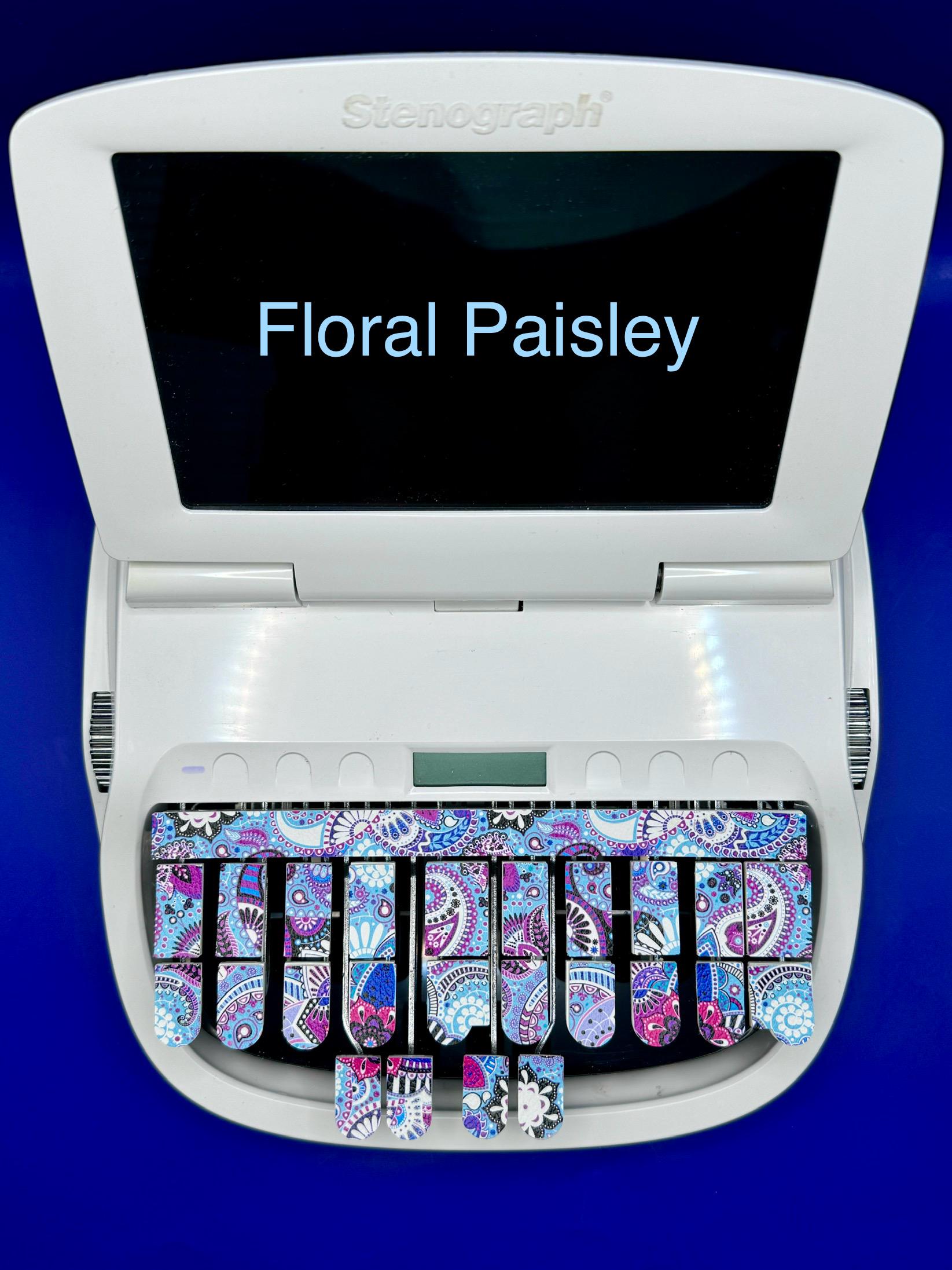 Floral Paisley -  Faux Leather Keypads