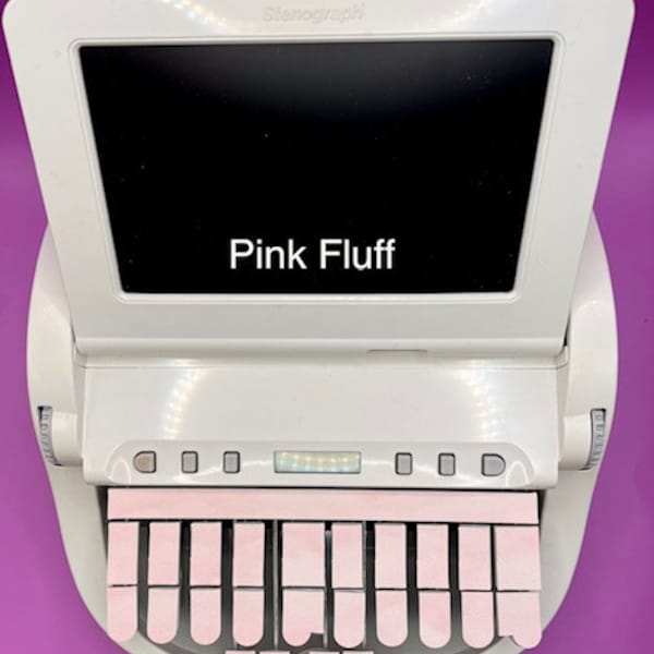 Pink Fluff - Faux Leather Keypads