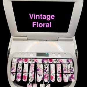 Vintage Floral  -  Faux Leather Keypads