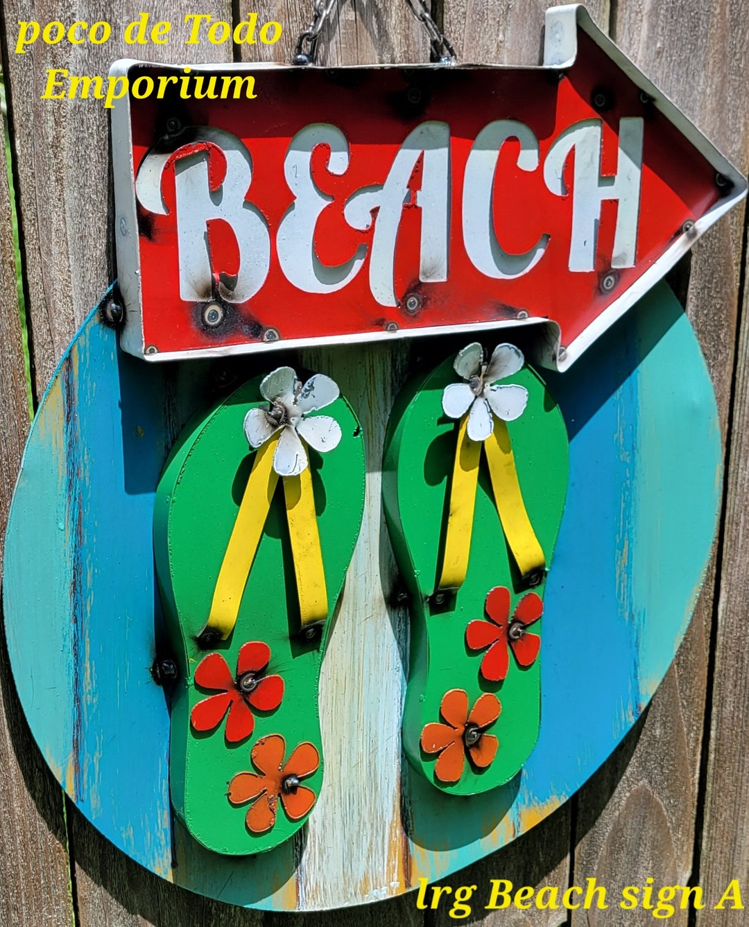 Beach Wall Metal Wall Art Sign - Etsy