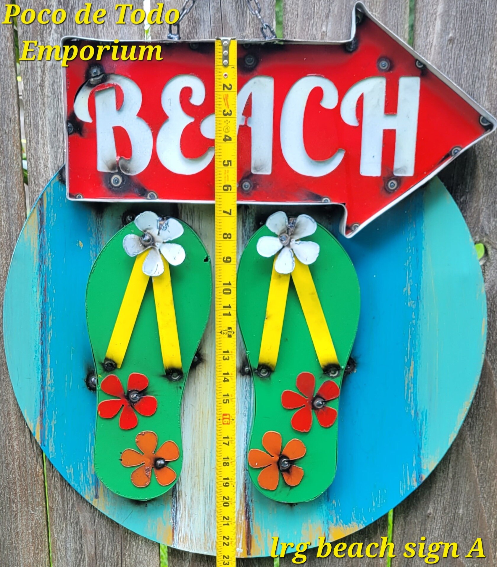 Beach Wall Metal Wall Art Sign - Etsy