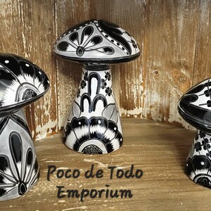 Talavera Mushroom 3 pc Set