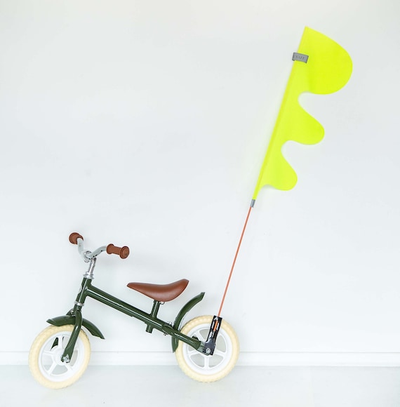 Reflektierende Dragon Tail Fahrradfahne, Sicherheitsfahne für