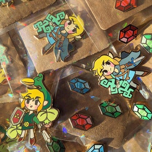 Zelda-inspired Enamel Pins Vol. 1