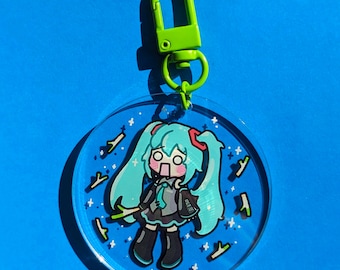 Hachune/Hatsune Miku double-sided Charm